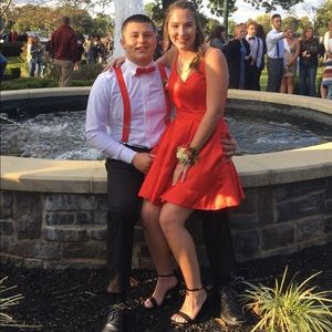 Red homecoming dress!